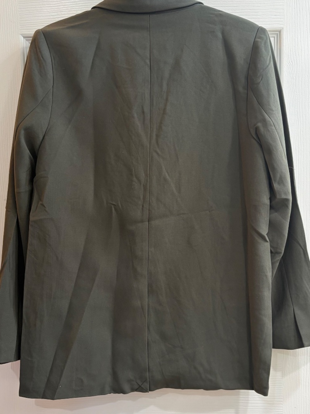 New Promesa 2 Button Oversized Suit Coat Jacket in Sage Green 2 Button Blazer - Picture 5 of 7